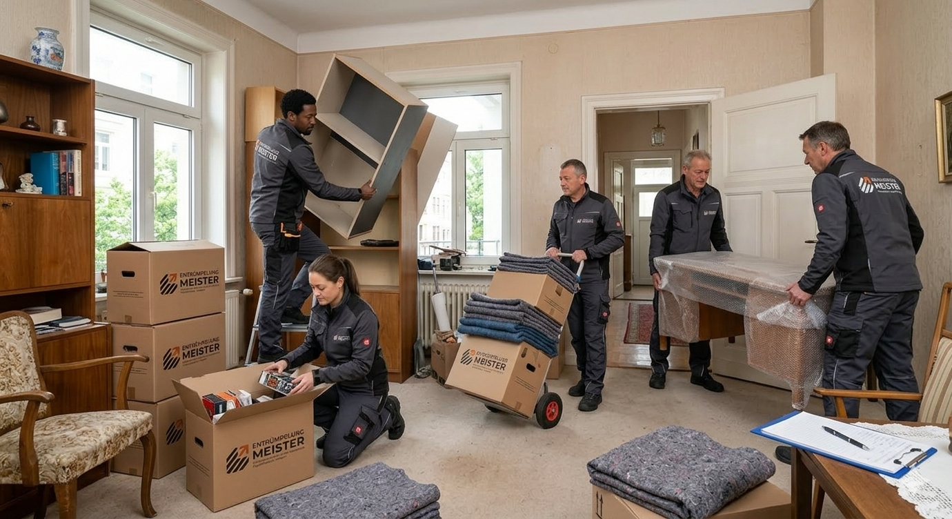 Entrümpelung Meister Team im Einsatz in Marl