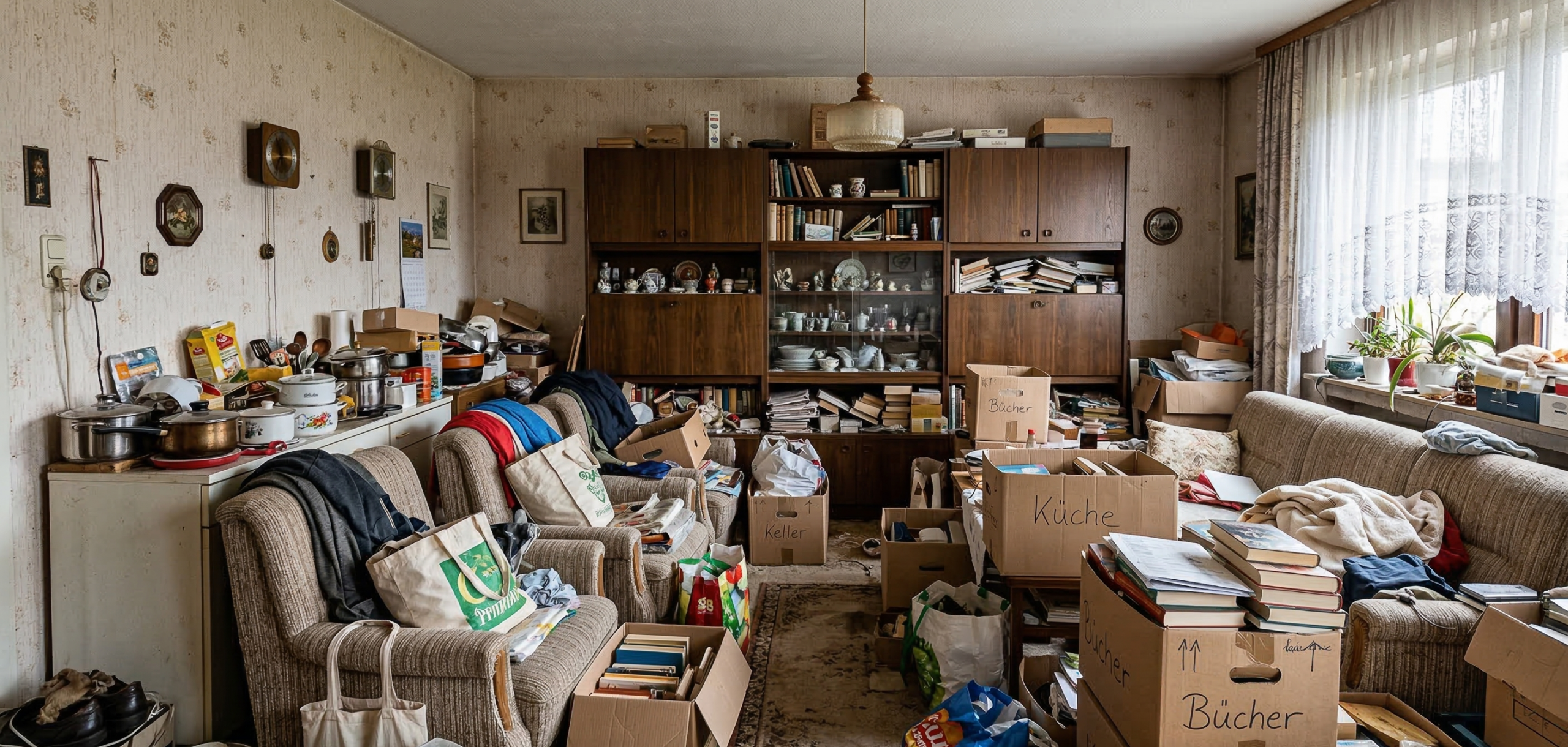 Haus vor der Haushaltsauflösung in Marl